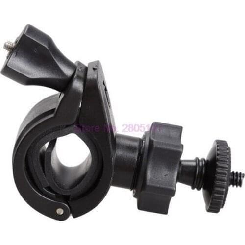 By dhl or ems 200pcs Motorcycle Bike Handlebar Camera Holder Bicycle DV DR GPS Bracket Mount Cycling Recorder Holder Black