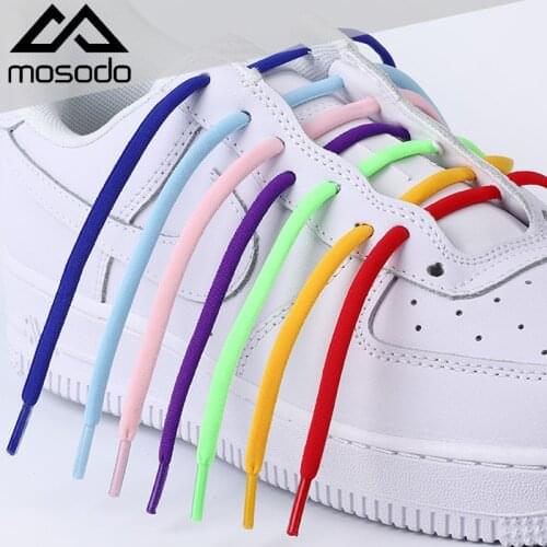Elastic Non Tie Elastic Shoelace Metal Capsule Shoelace Buckle Children Adult Sports Shoes Fast Shoelace Semicircle Shoelace