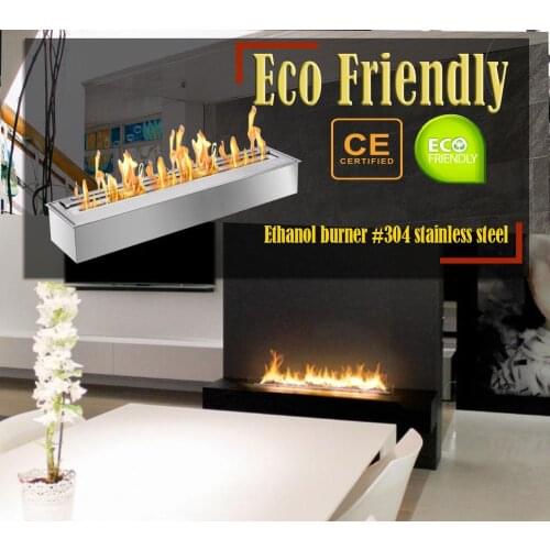 Inno living fire 48 inch fireplace indoor bio ethanol cheminee