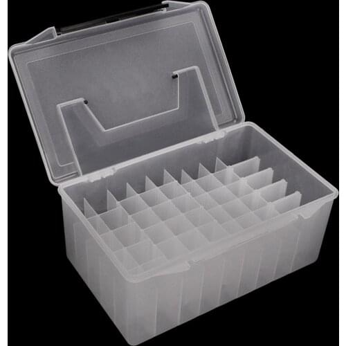 Fishing Tackle Box PVC Fishing Gear Accessories Storage Box Case 52 Compartments High Quality Fishing Tackle Accessories