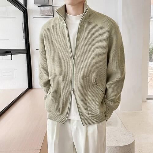 MDGD Men's Cardigans With Zip