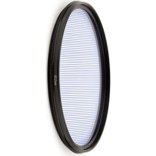 Nisii 82mm Allure Streak Blue 2mm Filter, video camera lens streak starlight texture glare drawing special effect mirror