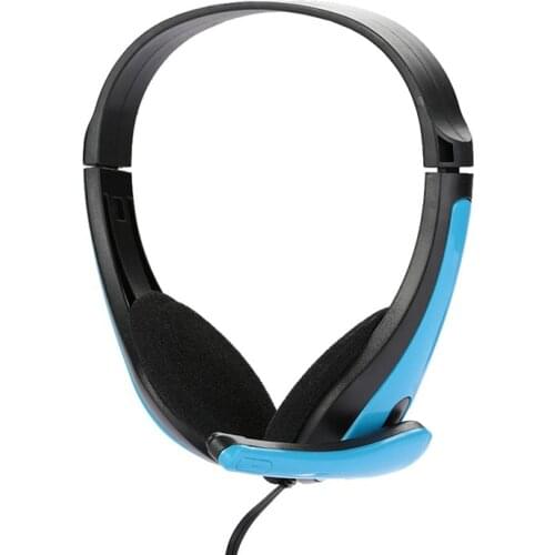 New 3.5mm Jack Headphones Headset Stretchable Stereo Headphone Gaming Music Earphones With Microphone For PC Mobile Phone Mp3