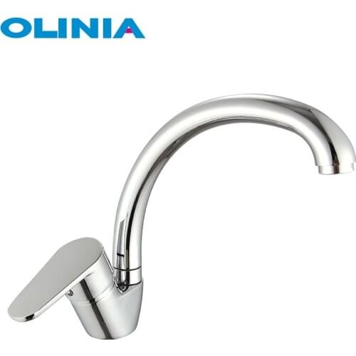 OLINIA stream deck kitchen faucet, rotatable kitchen zinc faucet kichen filter faucet swan type kitchen mixer faucet OL7165