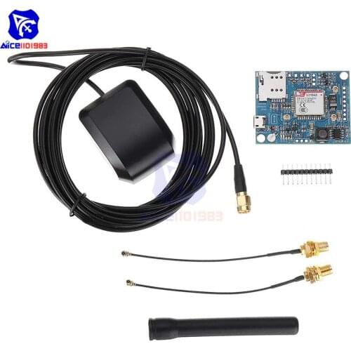 Diymore SIM868 Development Board GSM/GPRS/Bluetooth/GPS Module 868MHz with Micro SIM Card Holder SMA Antenna IPEX Convertor Wire