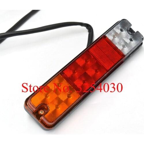 Supply Domestic LED Yellow/Red/White 5 Wires 12-24V Rectangle Tail Light Taillight HX-022 220*54*58mm for HELI TCM Forklifts