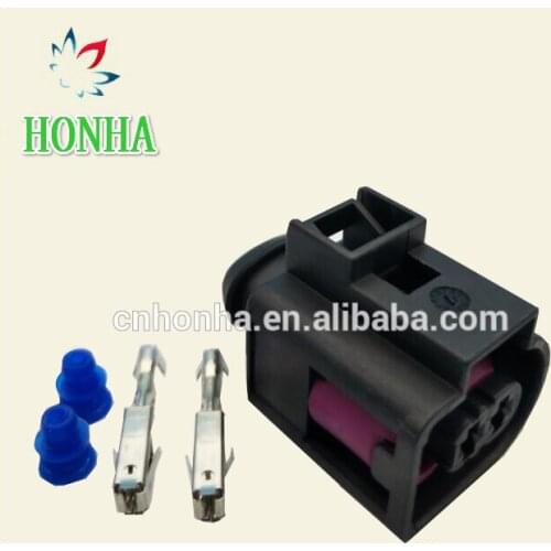 Freeshipping 2 Pin/Way Horn Plug Crankshaft Position Sensor Connector 4D0 971 992