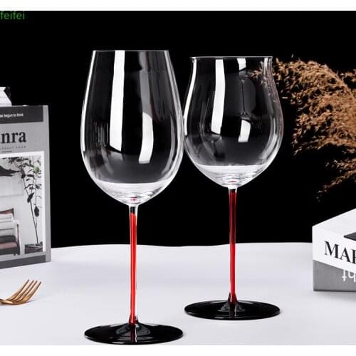 Luxury Crystal glass wine cups fashion Goblet Kitchen drinking glasses Bar Hotel party home Drinkware Creative wedding gifts
