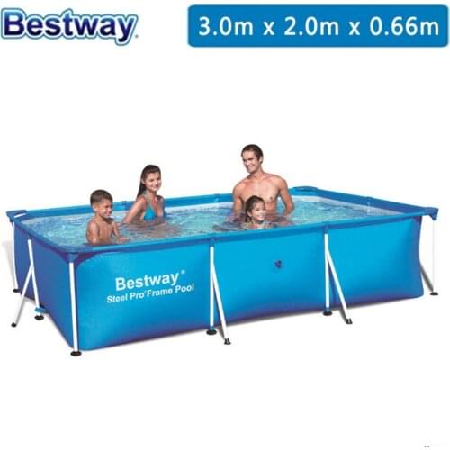 56404 BestWay 118"x79"x26"/300*201*66cm 3300L Deluxe Splash Frame Pool for adult & children(NO any accessary)/Old 56043 Pool