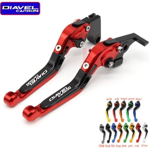 For Ducati DIAVEL CARBON 2011-2015Motorcycle Accessories Folding Extendable Brake Clutch Levers