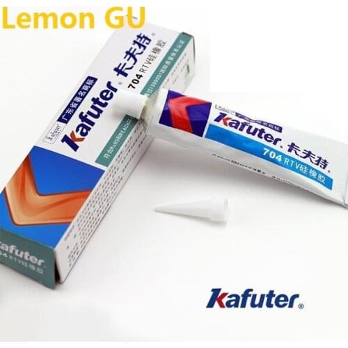 1pc 45g Kafuter 704 RTV Silicone Rubber White Glue Silicone Industrial Adhesive