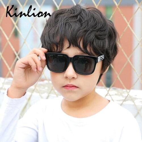 Vintage Square Kids Polarized Sunglasses Children Boys Girls Flexible Silicone Baby Glasses Safety Uv400 Gafas De Sol Infantil