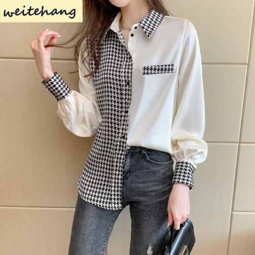 Weitehang Women's Plaid Shirts