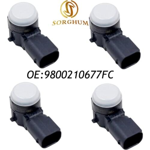 4PCS 9800210677FC,0263023587 For PSA PDC Ultrasonic Parking Sensor Bumper Backup Aid Radar