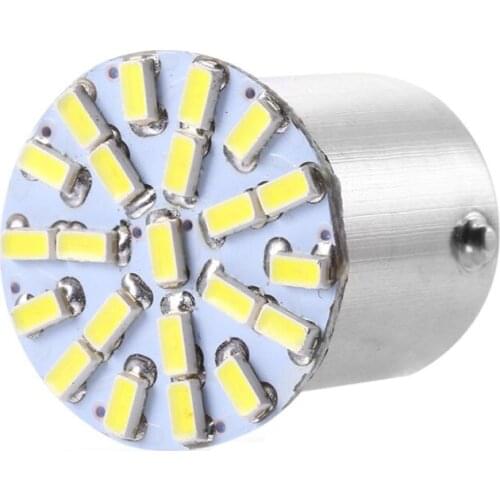 50pcs 1156 P21W BA15S 1157 BAY15D Car LED Turn Signal Lights Auto Rear Parking Lamp Bulbs 3014 22SMD White Red DC12V