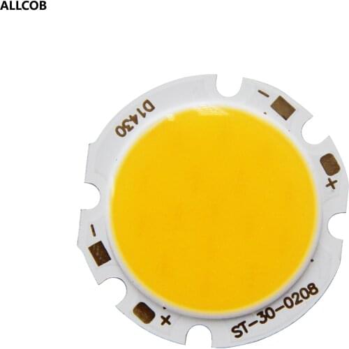 Promotion 30mm Round Aluminum 6V 7V DC LED COB Light Source Module 3W COB bulb lamp for indoors diy cob chip