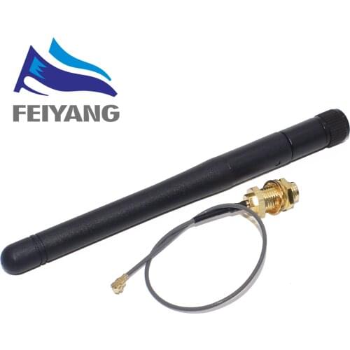 2.4G antenna folded Bluetooth wifi module ZigBee antenna SMA to IPEX feeder line 2.4GHz Antenna