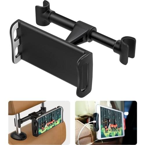 Car Tablet Holder Stand for Ipad 2/3/4 Air Pro 4-11' Phone Universal Stand Bracket Back Seat Car Mount Mount 360 Rotation New