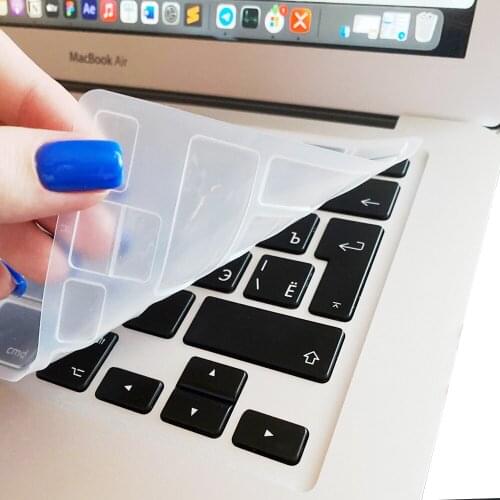 EU and US Silicon Keyboard Cover Transparent Clear Protector For Apple Macbook Air13/11/pro13/15 Retina12 inch All series