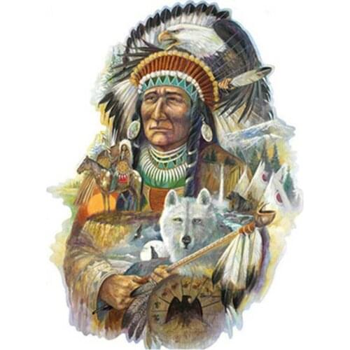 Indian men DIY Mosaic Diamond Painting rhinestone Kit Diamond Art Full Drill Embroidery Cross Stitch Decorations puzzle