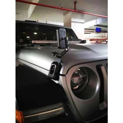 JL1133 wide angle auxiliary mirror for jeep for wrangler JK 2007-2017 and jeep wrangler JL 2018+ Aluminum Alloy lantsun