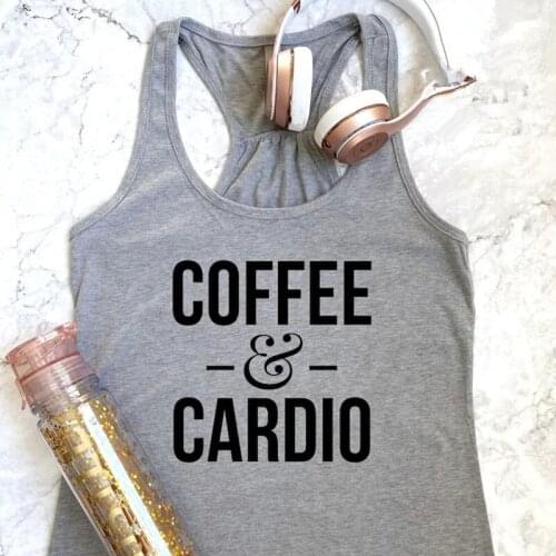 Customize Coffee Cardio Tanks Bachelorette Party Tanks Mothers Day Tanks Sports Meet Tanks RUN NOW Woman Tanks Funny Running