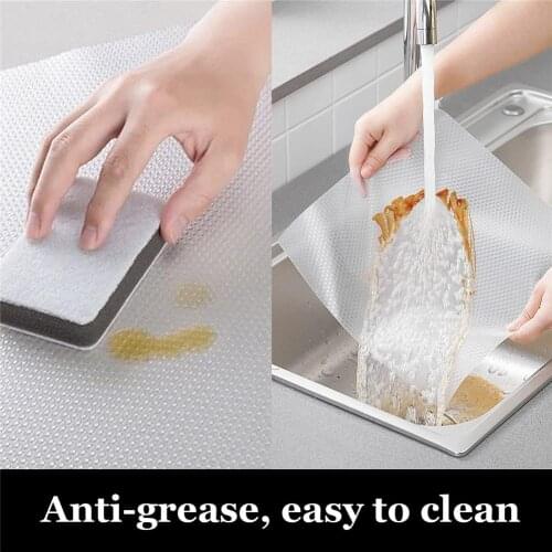 Reusable Shelf Cover Liners Cabinet Mat Drawer Mat Moisture-Proof Waterproof Dust Anti-Slip Fridge Kitchen Table Pad Paper