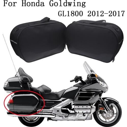 Motorcycle Trunk Saddlebag Saddle Bags Liner Set For Honda Goldwing GL1800 1800 2012-2017