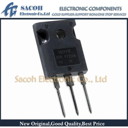 Free Shipping 10Pcs 30CPF12PBF 30CPF12 30CPF10 TO-247 30A 1200V Fast Soft Recovery Rectifier Diode