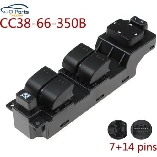 New CC38-66-350B Front Left Master Power Window Control Switch Button For Mazda A5 For Ford I-MAX R7 R9 CC3866350B