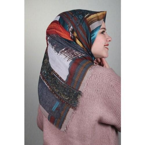 POLOİST LINEN FLAMLI SCARF DESEN-257 - RENK-05