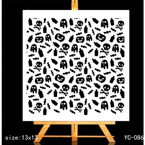 ZhuoAng Human skeleton Clear Stamps/Card Making Holiday decorations For scrapbooking Transparent stamps 13*13cm