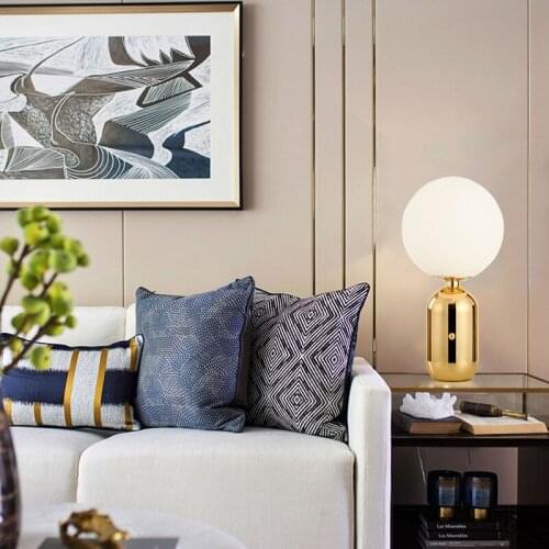 Modern glass ball iron turkish lamp kitchen chandeliers lampara mesa living room for bedroom table lamp bedside lamp