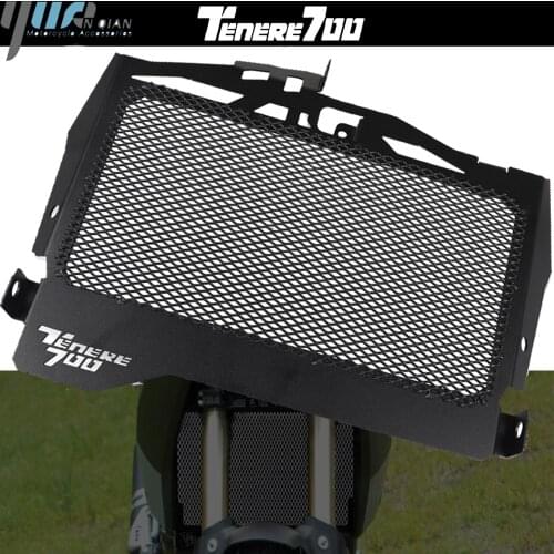 T7 New Motorcycle Silver Radiator Grille Guard Cover Protective Cover For YAMAHA TENERE 700 TENERE700 Rally T 7 2019 2020 2021