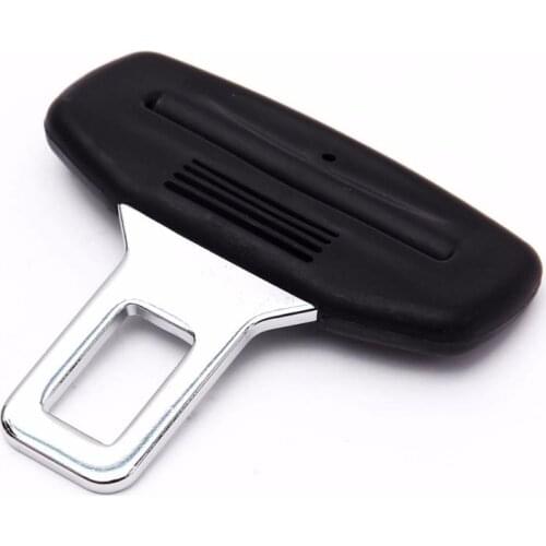 Universal 2.1cm two-point car seat belt elbow lock tongue safety belt replacement insert car seat belt accessories