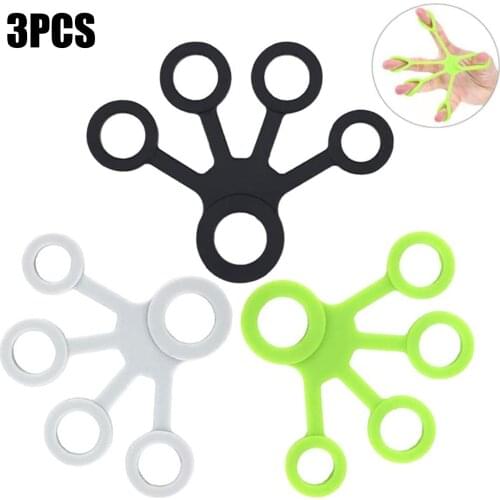 1Pcs Silicone Hand Expander Finger Hand Grip Finger Training Stretcher Trainer Strength Resistance Bands Wrist Exercise Fitness