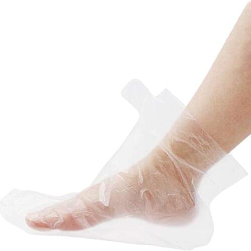 200Pcs Paraffin Wax Liners for Feet,Larger Thicker Thermal Therapy Plastic Socks Liners,Paraffin Spa Therabath Foot Protectors F