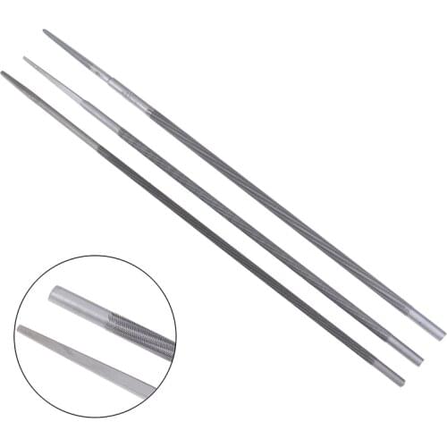 3Pcs 4.0/4.8/5.5mm Saw Chain Files Sharpener Carbon Steel Sharpening Chainsaw