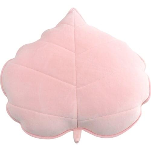 3D Leaves Simulation Back Cushion Plush Pillow Super Soft Stuffed Sofa Bedroom Bedding Car Sleeping Backs Pillows Home Decor