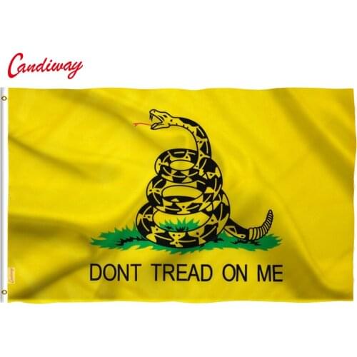 3x5feet Gadsden DONT TREAD ON ME Culpepper Rattlesnake Tea Party Flag snake Decoration New NN055