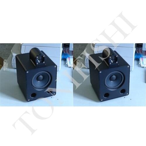 A506 4 inch 40W HIFI speaker, aluminum alloy CNC bookshelf speaker, impedance: 8 ohms, sensitivity: 91DB