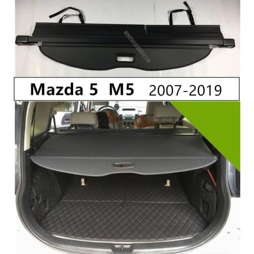 Rear Trunk Cargo Cover For Mazda 5 M5 2007-2020 High Qualit Security Shield Car Accessories Black Beige