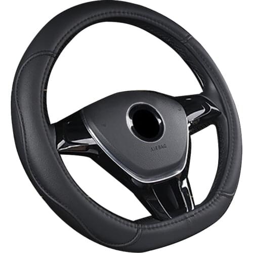 D Type Steering Wheel Cover For Nissan MAXIMA 2016-On Altima Versa Rogue Hybrid Kicks Leaf Sentra X-trail Qashqai 2017-On