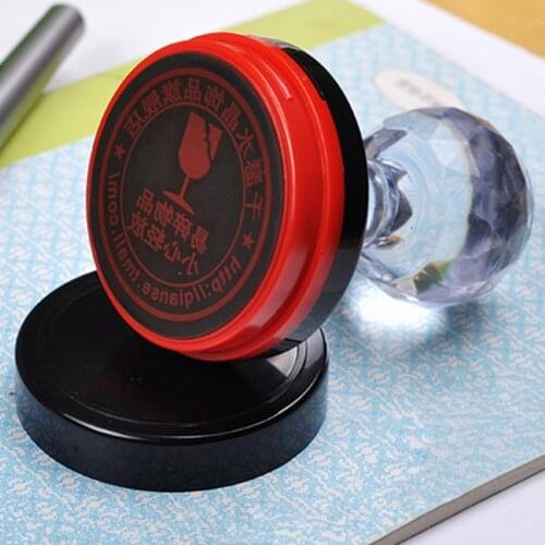 Diy scrapbooking pre ink custom self inking rubber stamp round and oval