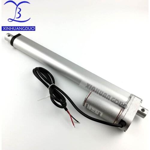 Electric Linear Actuator 12V/24V DC Motor 250mm Stroke Linear Motion Controller 100/200/300/500/600/750/800/900N