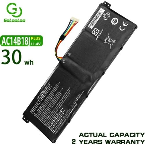 Golooloo 30Wh AC14B18J AC14B13J Laptop Battery for Acer Aspire ES1-511 ES1-512 V3-111P CB3-531 311 TravelMate B115 B116 MS2394