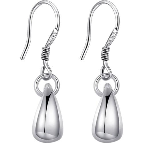 Drop of water ,simple high quality Silver Earrings for women fashion jewelry earrings /XFBSJDCK VJJODGGP