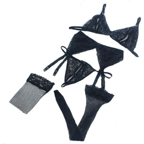 Lace Transparent Erotic Lingerie For Women Temptation Lingerie Sexy Hot Erotic Babydoll Sex Products Costumes Erotic Underwear