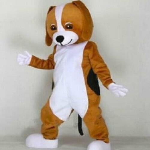 Walking Dog Mascot Costume Fancy Dress Outfit Cosplay Furry Suits Party Game Fursuit Cartoon Carnival Halloween Xmas Easter Ad