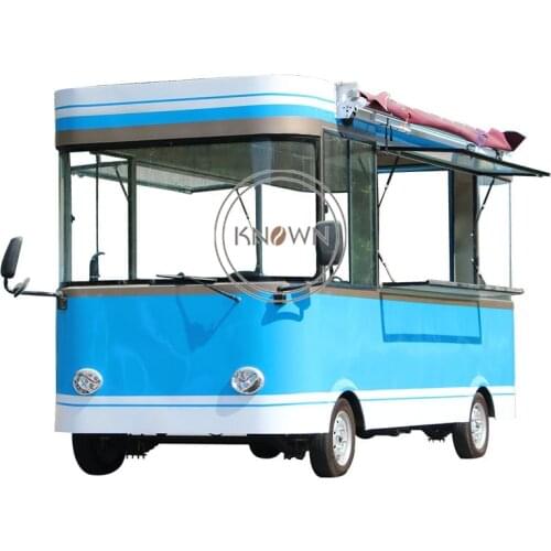 3.5m Mobile Food Truck Electric Dinning Car Mobile Kitchen Coffee Bar Bubble Tea Ice Cream Food Cart For Sale